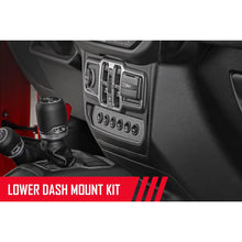 Load image into Gallery viewer, ~(10-Lbs.-14X10x7)~-Mlc-6-Multiple-Light-Controller-Lower-Dash-Mount-Kit-(18-20-Wrangler-Jl-2020-Gladiator-Jt)