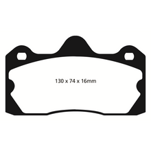 Load image into Gallery viewer, 10-Lotus-Evora-3.5-Yellowstuff-Rear-Brake-Pads