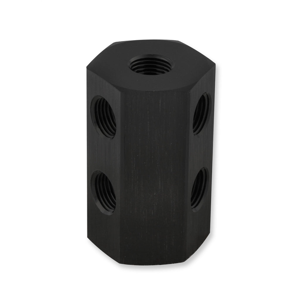 10-Port-Hex-Distribution-Block-Black