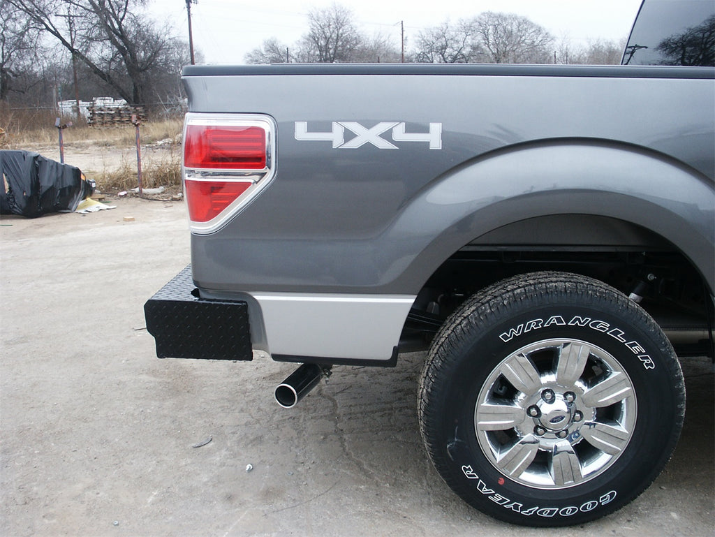 Frontier Truck Gear 100-10-9011 Diamond Rear Bumper for Select Ford F-150