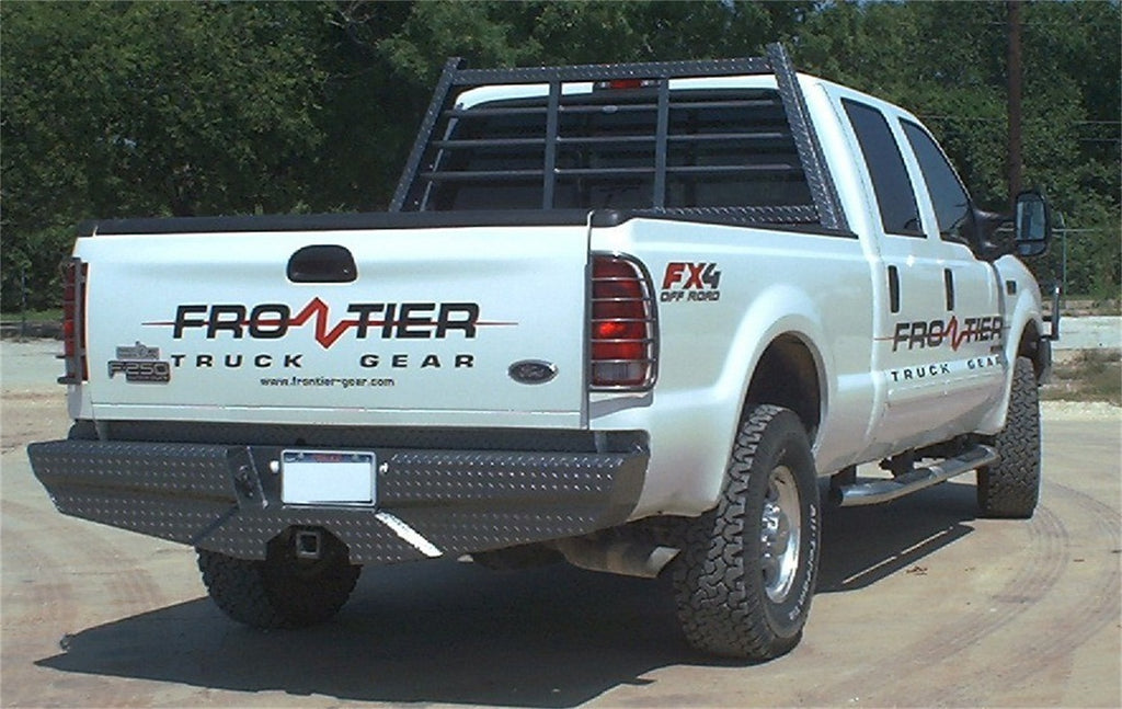 Frontier Truck Gear 100-19-9008 Diamond Rear Bumper for Select Ford F-250, Ford F-250 Super Duty, Ford F-350 Super Duty