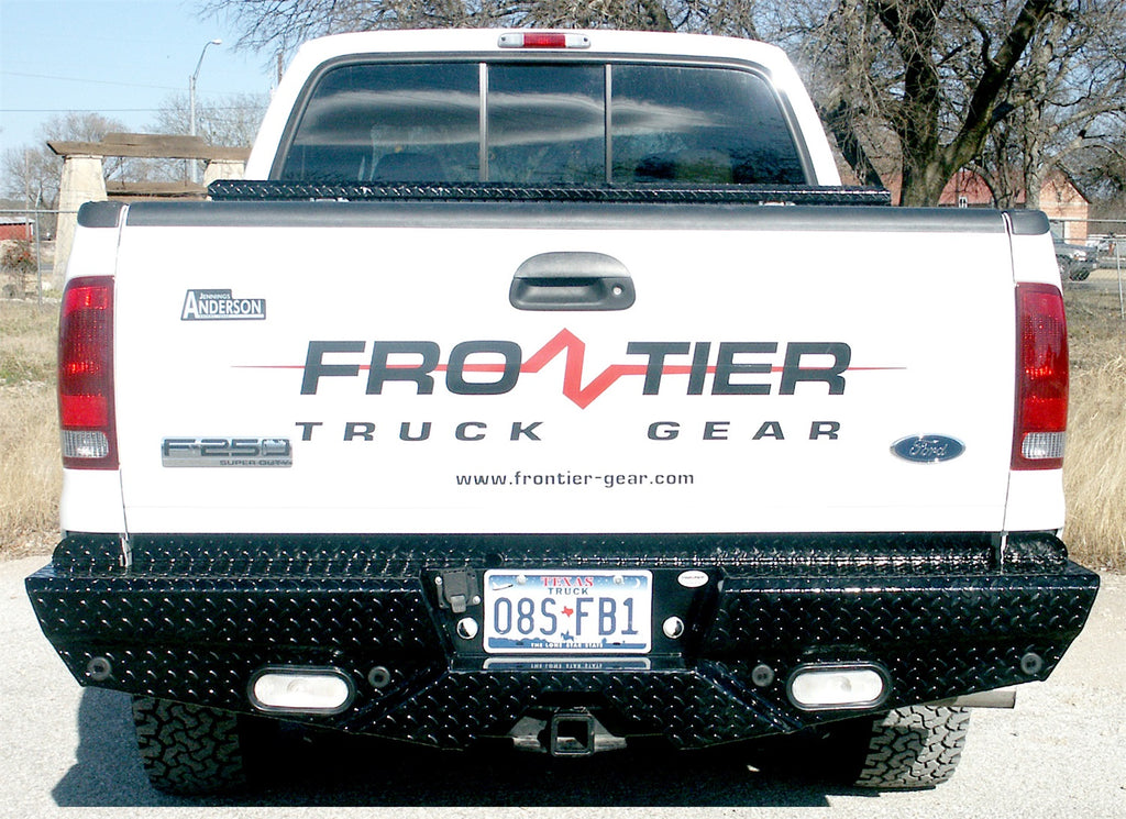 Frontier Truck Gear 100-19-9009 Diamond Rear Bumper for Select Ford F-250, Ford F-250 Super Duty, Ford F-350 Super Duty