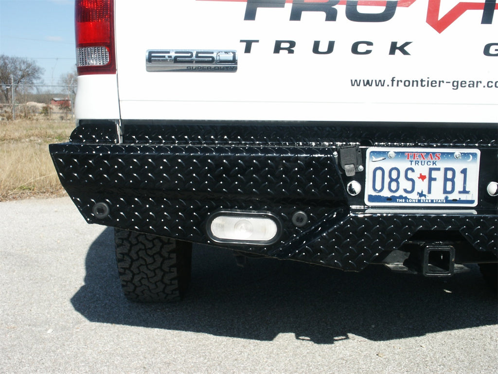 Frontier Truck Gear 100-19-9009 Diamond Rear Bumper for Select Ford F-250, Ford F-250 Super Duty, Ford F-350 Super Duty