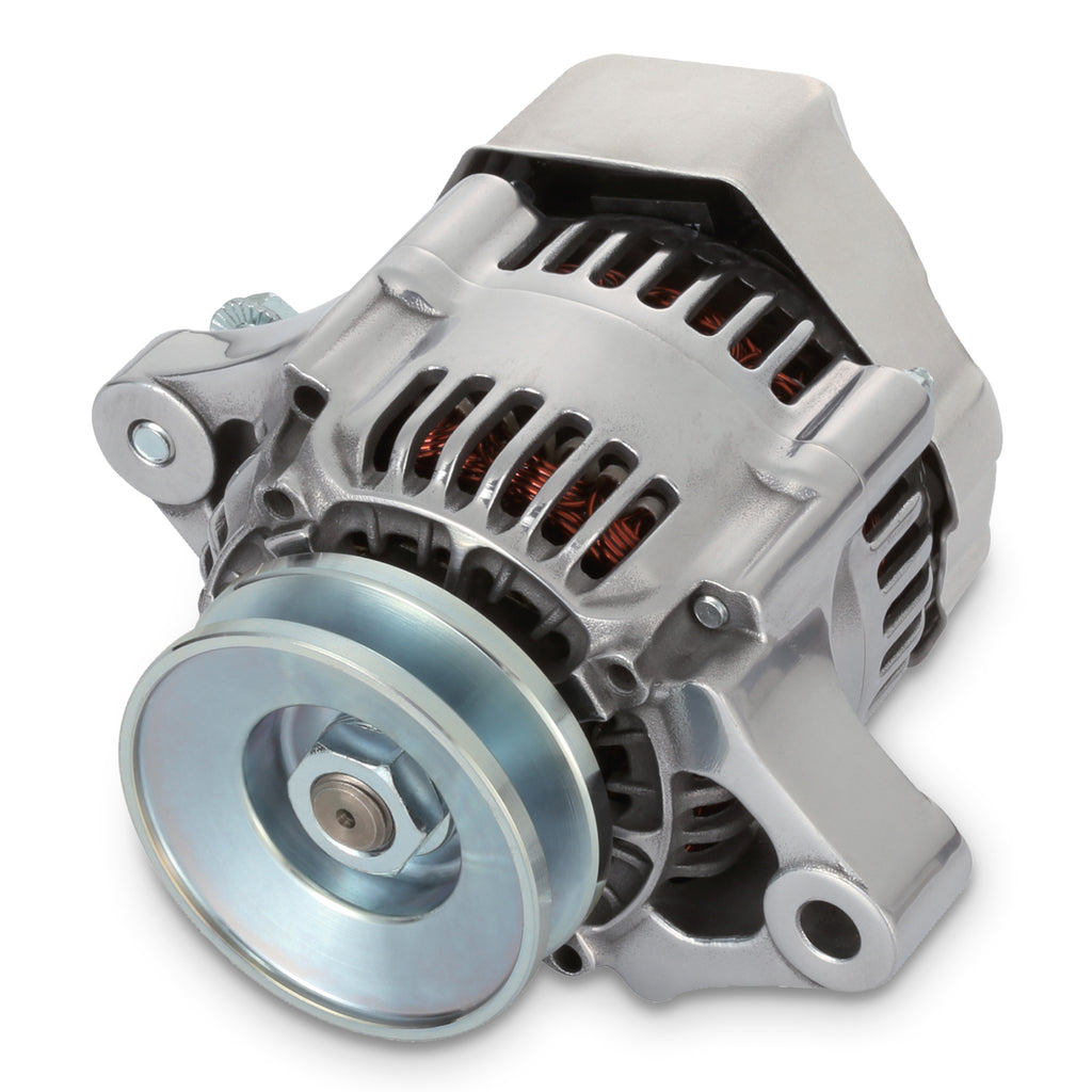 100-New,-Polished,-1-Wire-Mini-Alternator,-Gm-50-Amp.