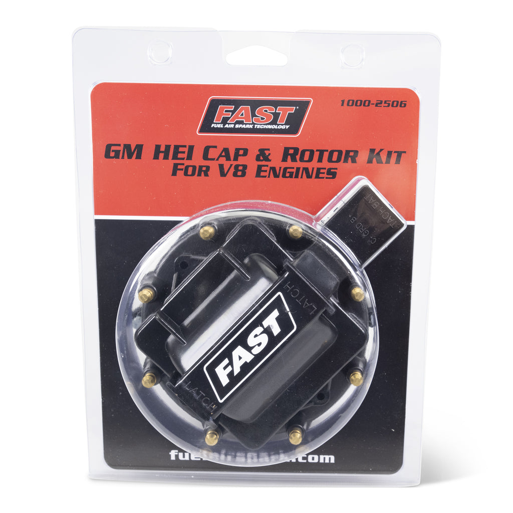 FAST 1000-2506 HEI Cap, Coil and Cover Kit for Select Avanti II, Buick Apollo, Buick Century, Buick Electra, Buick Estate Wagon, Buick LeSabre, Buick Regal, Buick Riviera, Buick Skylark, Cadillac Calais, Cadillac Commercial Chassis, Cadillac DeVille,