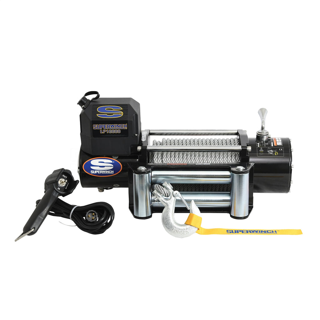 10000-Lbs-12V-Dc-38In-X-85Ft-Steel-Rope-Lp10000-Winch