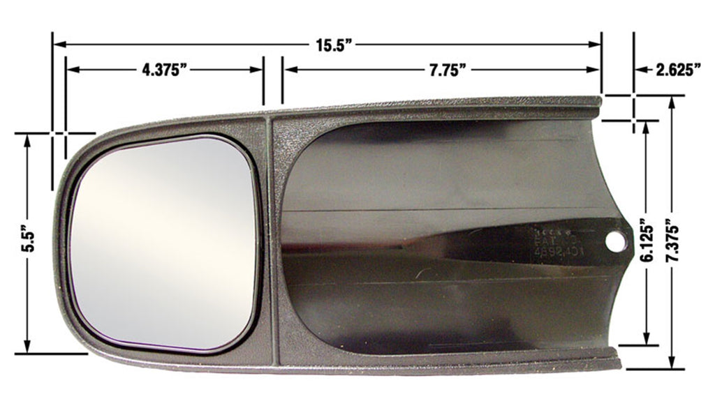Cipa USA 10000 Custom Towing Mirror for Select Chevrolet C10, Chevrolet C1500, Chevrolet C20, Chevrolet C2500, Chevrolet C30, Chevrolet C3500, Chevrolet G10, Chevrolet G20, Chevrolet G30, Chevrolet K10, Chevrolet K1500, Chevrolet K20, Chevrolet K2500,