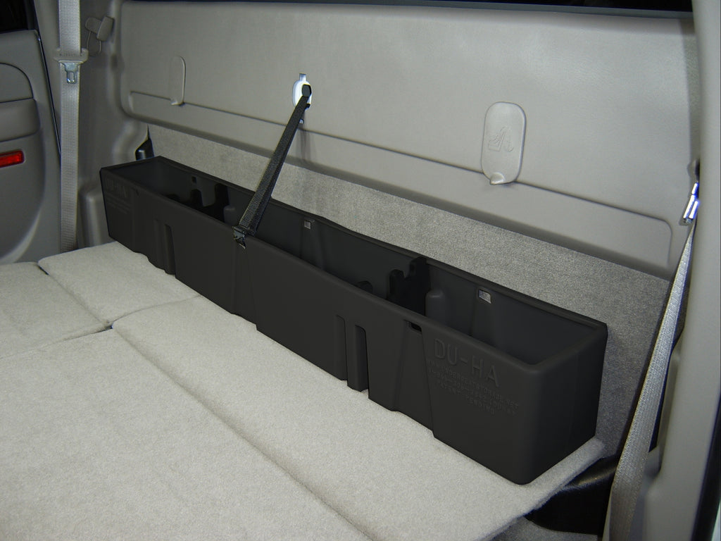 DU-HA 10013 DÜHA 10013 Behind-the-Seat Storage / Gun Case - Black for Select Chevrolet Silverado HD, Chevrolet Silverado HD Classic, Chevrolet Silverado 2500, Chevrolet Silverado HD, Chevrolet Silverado HD Classic, Chevrolet Silverado 3500, Chevrolet