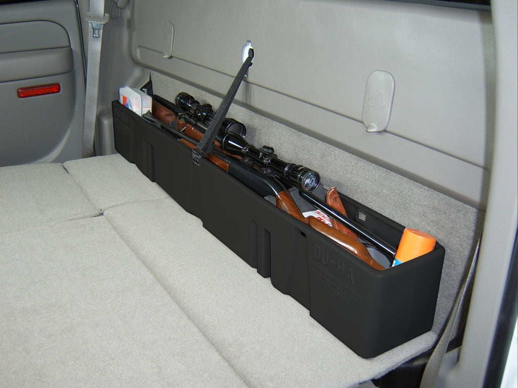 DU-HA 10013 DÜHA 10013 Behind-the-Seat Storage / Gun Case - Black for Select Chevrolet Silverado HD, Chevrolet Silverado HD Classic, Chevrolet Silverado 2500, Chevrolet Silverado HD, Chevrolet Silverado HD Classic, Chevrolet Silverado 3500, Chevrolet