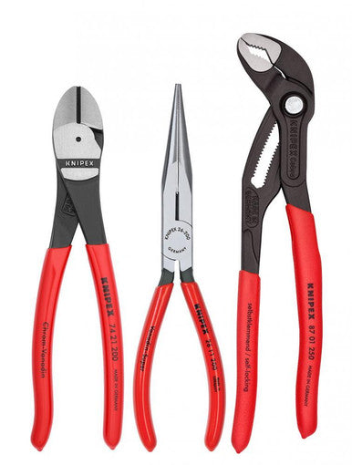 Knipex Tools 00 20 08 US2 3 Pc Universal Set With Cobra® Pliers