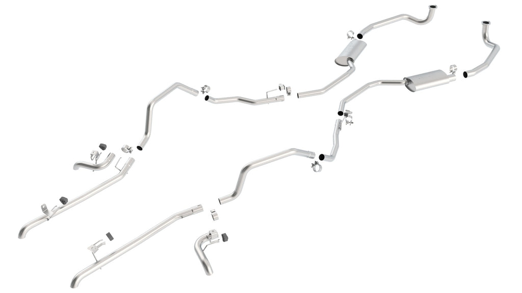 Borla 100405 Header & Manifold-Back Exhaust System - S-Type