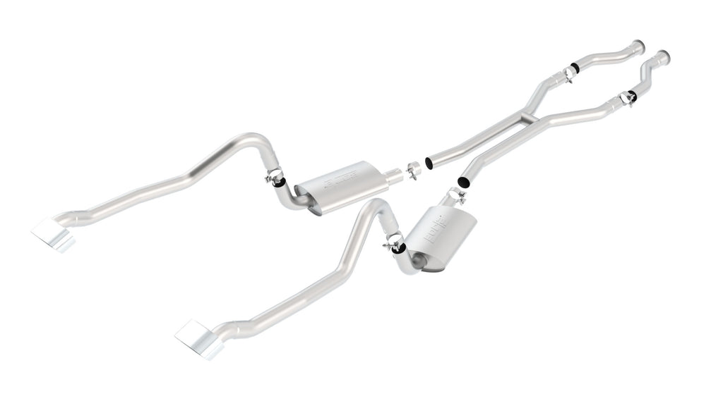 Borla 100407 Header & Manifold-Back Exhaust System - S-Type