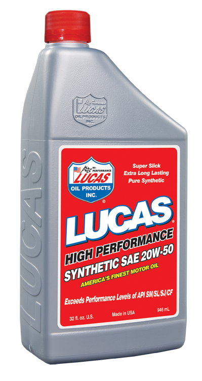 Lucas Oil Products 10054 Synthetic SAE 20W-50 Racing Oil