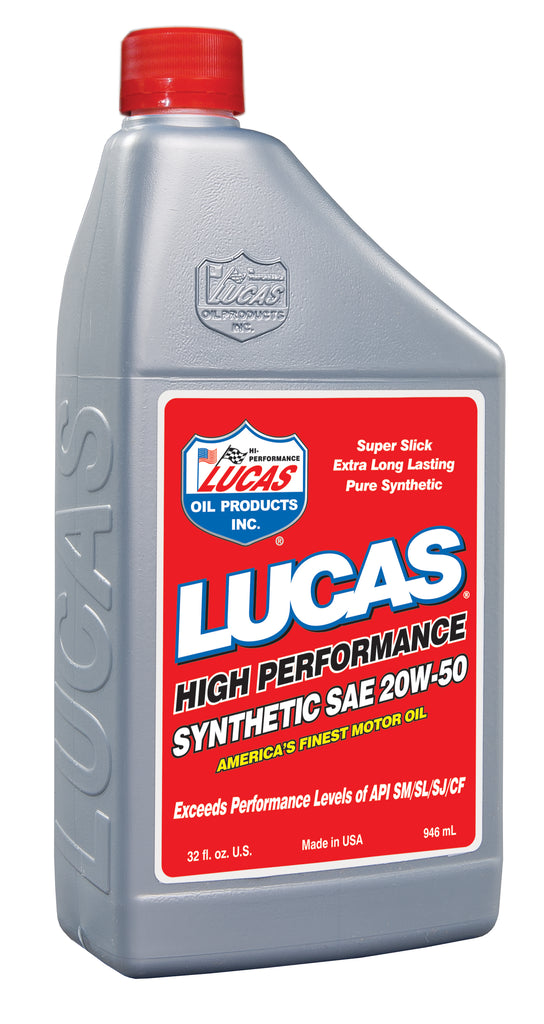 Lucas Oil Products 10054 Synthetic SAE 20W-50 Racing Oil