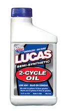 Load image into Gallery viewer, Lucas Oil Products 10059 Semi-Synthetic 2-Cycle Oil