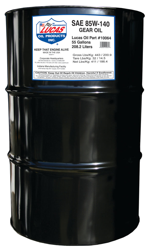 Lucas Oil Products 10064 SAE 85W-140 Plus Heavy Duty Gear Oil
