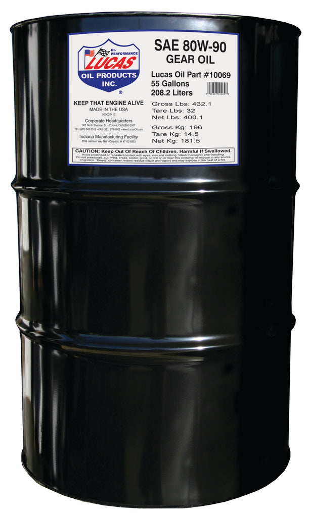 Lucas Oil Products 10069 SAE 80W-90 Heavy Duty Gear Oil