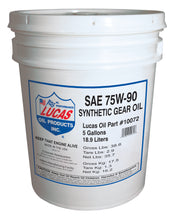 Load image into Gallery viewer, Lucas Oil Products 10072 Synthetic SAE 75W-90 Trans &amp; Diff Lube