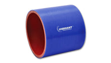 Load image into Gallery viewer, 4-Ply-Reinforced-Silicone-Straight-Hose-Coupling---2.75In-I.D.-X-3In-Long-(Blue)