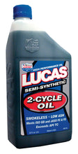 Load image into Gallery viewer, Lucas Oil Products 10110 Semi-Synthetic 2-Cycle Oil