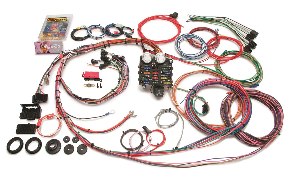 Painless Wiring 10112 19 Circuit Classic Customizable Harness for Select Chevrolet C10 Pickup, Chevrolet C20 Pickup, Chevrolet C30 Pickup, Chevrolet K10 Pickup, Chevrolet K20 Pickup, GMC Series, GMC 1500, GMC Series, GMC 2500, GMC Series, GMC K1000, GMC