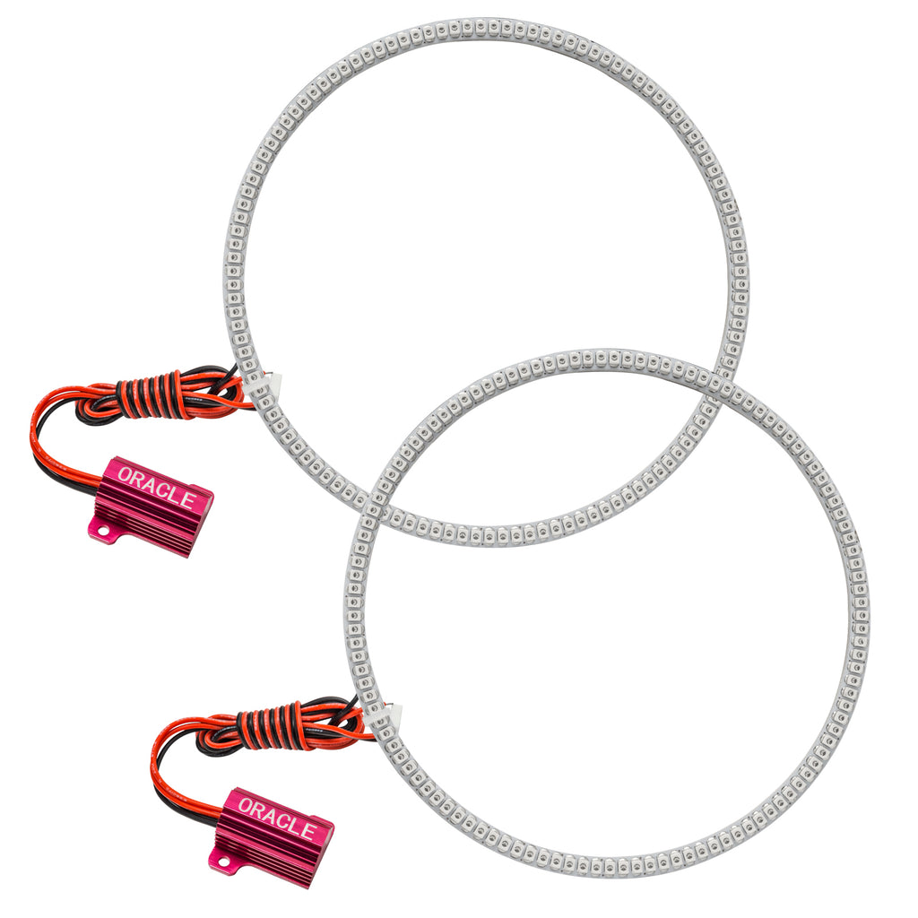 1012-Mustang-Led-Fog-Light-Halo-Kitred
