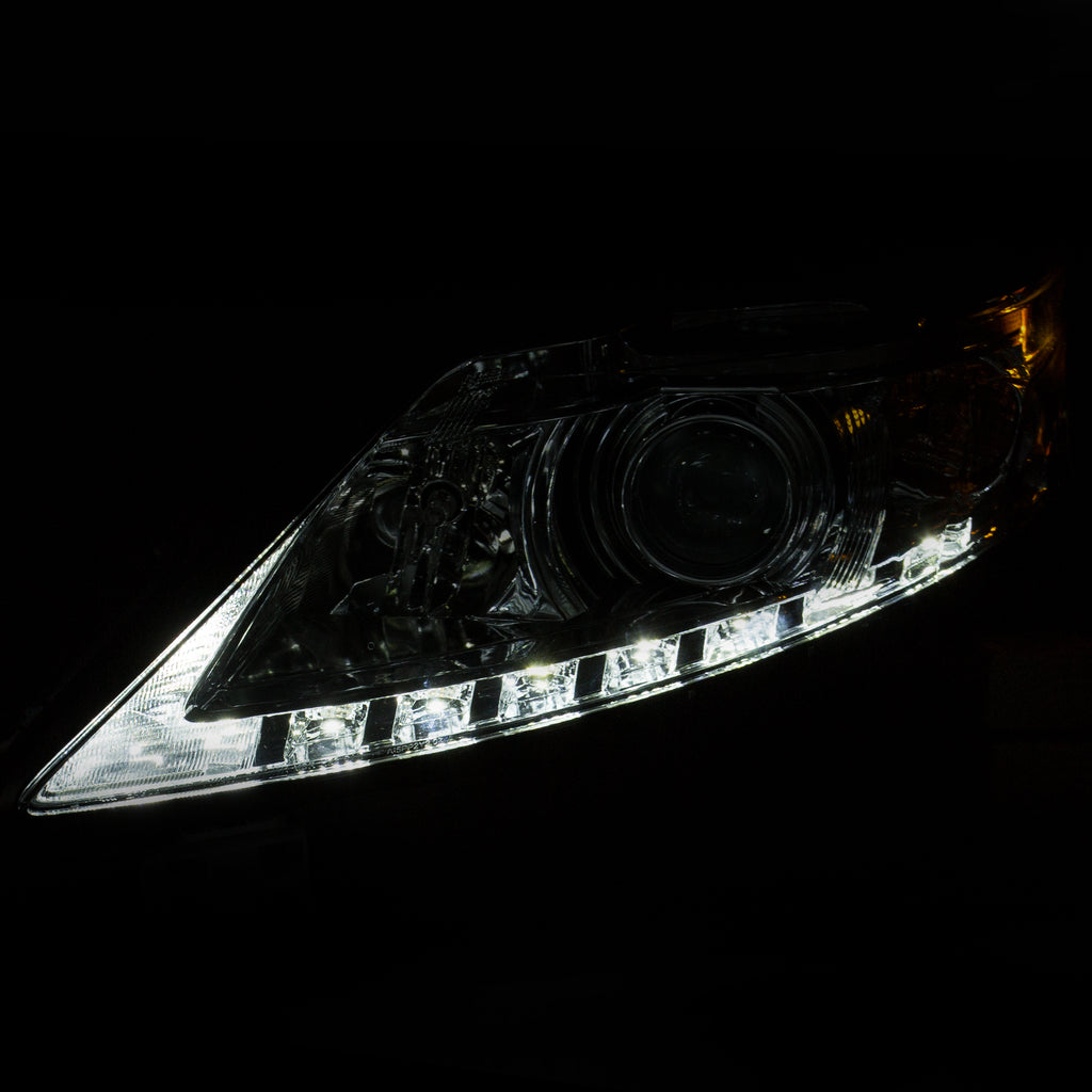 1012-Rx350-Projector-Headlights-WUbar-Chrome-Clear-DriverPassenger