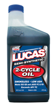 Load image into Gallery viewer, Lucas Oil Products 10120 Semi-Synthetic 2-Cycle Oil
