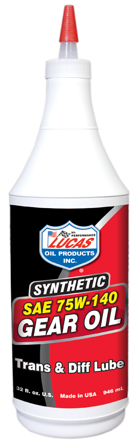 Lucas Oil Products 10121 Synthetic SAE 75W-140 Trans & Diff Lube