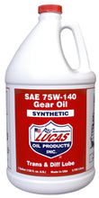 Load image into Gallery viewer, Lucas Oil Products 10122 Synthetic SAE 75W-140 Trans &amp; Diff Lube