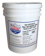 Load image into Gallery viewer, Lucas Oil Products 10123 Synthetic SAE 75W-140 Trans &amp; Diff Lube