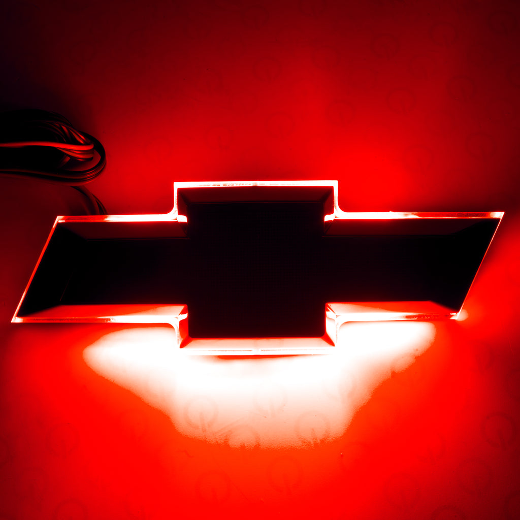 1013-Camaro-Illuminated-Bowtiecarbon-Flash-Metallic-(Gar501)Dual-Intensityred