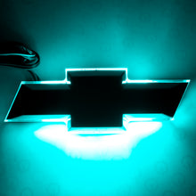 Load image into Gallery viewer, 1013-Camaro-Illuminated-Bowtiesilver-Ice-Metallic-(Gan)Aqua