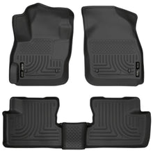 Load image into Gallery viewer, 1013-Mazda3-Custom-Molded-Weatherbeater-Front--2Nd-Seat-Floor-Liners-Black