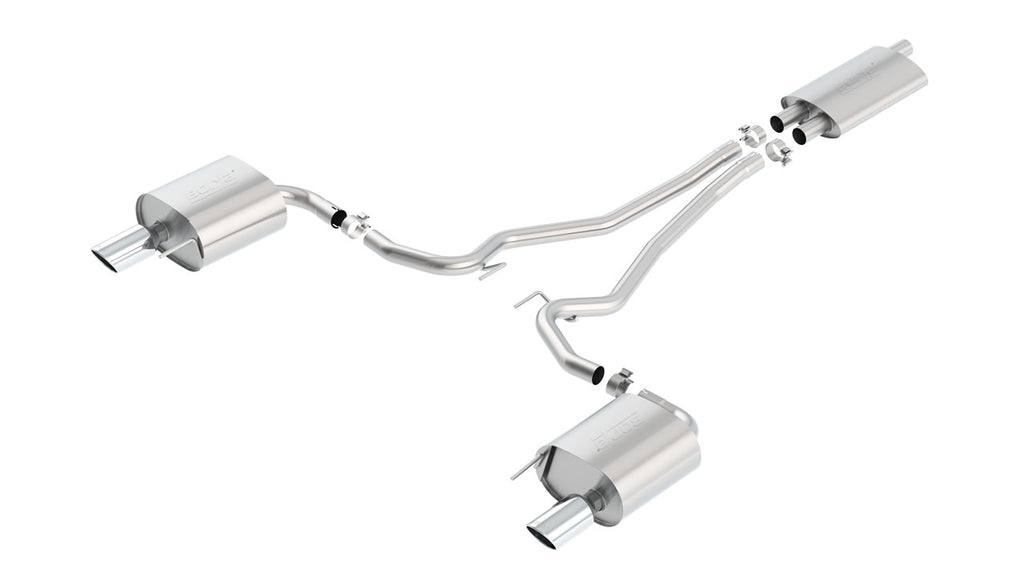 Borla 1014039 Cat-Back Exhaust System - EC-Type - Touring for Select Ford Mustang
