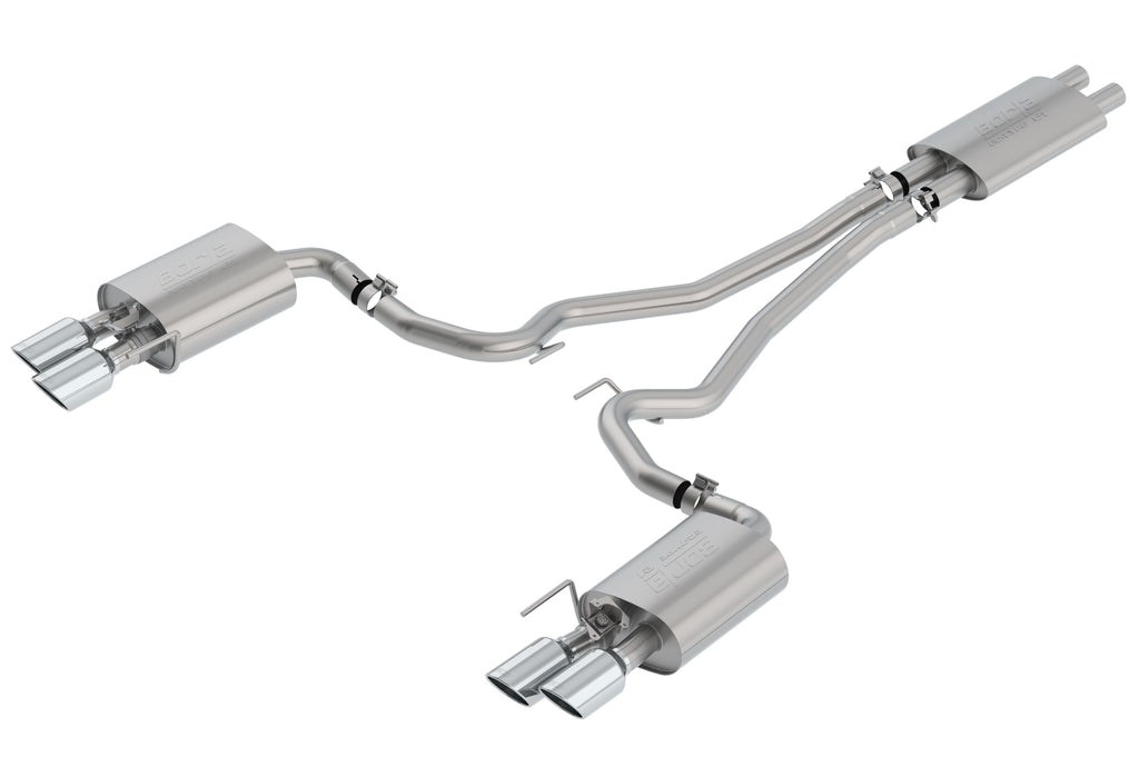 Borla 1014045 Cat-Back Exhaust System - EC-Type - Touring for Select Ford Mustang