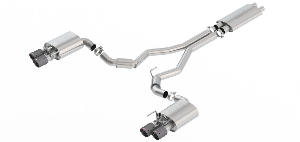 Borla 1014046CF Cat-Back Exhaust System - EC-Type - Touring