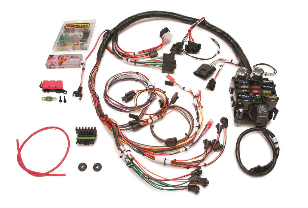 Painless Wiring 10150 21 Circuit Direct Fit Harness for Select Jeep CJ5, Jeep CJ7, Jeep Scrambler