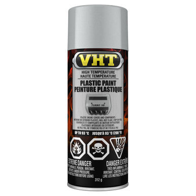 VHT Paint CSP824 High Temperature Plastic Paint, Matte, Aluminum - 312g