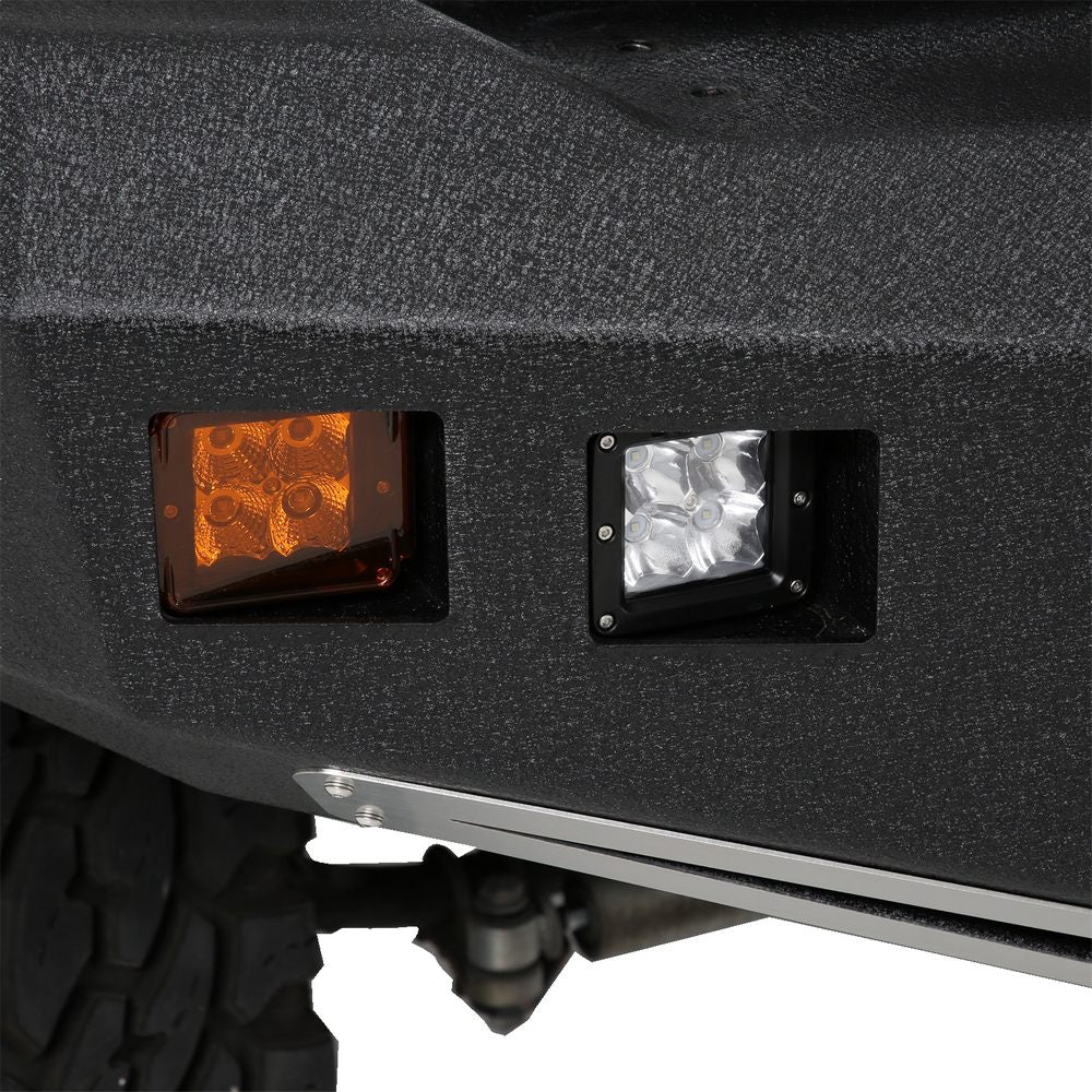 1018-Ram-25003500Hd-M1-Truck-Winch-Mount-Front-Bumper-WDring-Mounts--Light-Kit;-Black