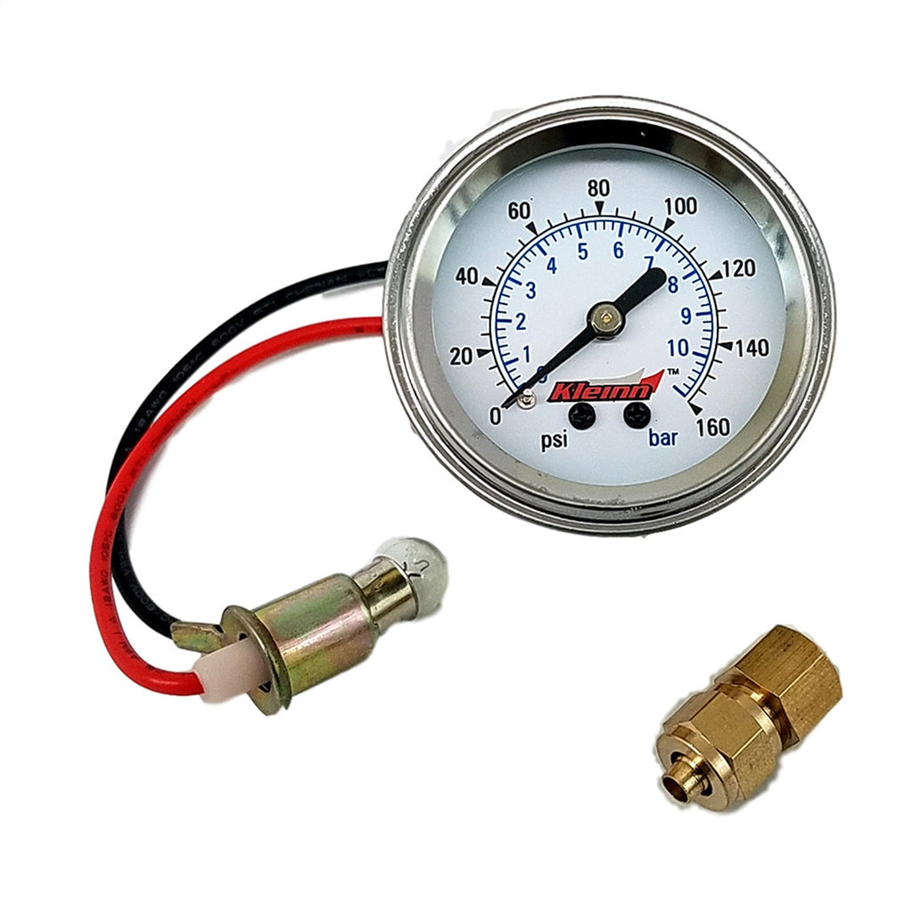 Kleinn Automotive Air Horns 1022 Analog Air Pressure Gauge
