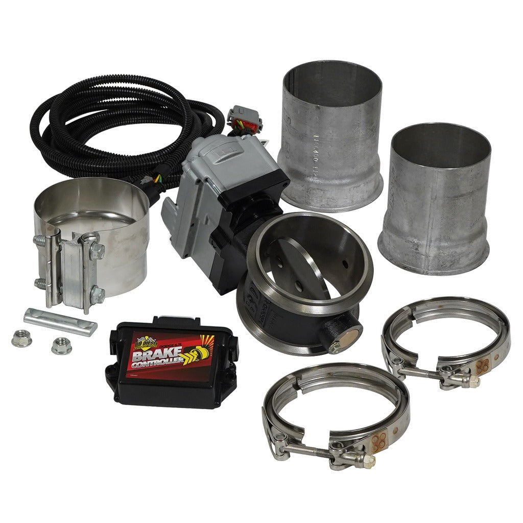 BD Diesel 1027348 BD Electronic Exhaust Brake 4.0-inch RAM 2500/3500 6.7L Cummins 2018-2023 for Select Ram 2500, Ram