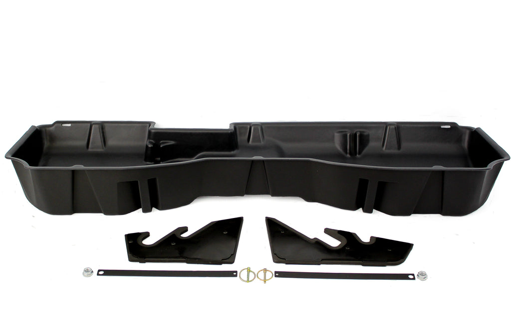 DU-HA 10300 DÜHA 10300 Underseat Storage / Gun Case - Jet Black for Select Chevrolet Silverado 1500, Chevrolet Silverado HD, Chevrolet Silverado HD, GMC Sierra 1500, GMC Sierra HD, GMC Sierra HD