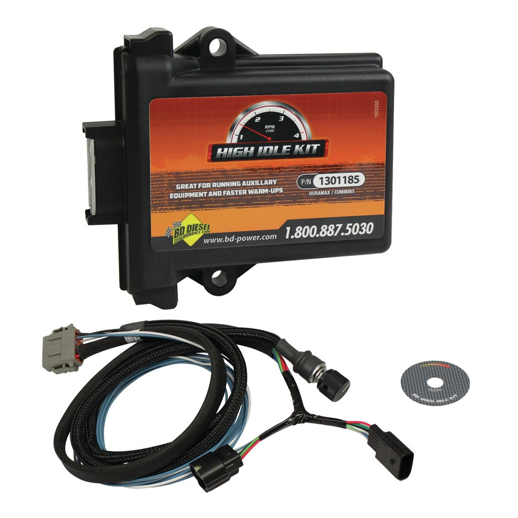 BD Diesel 1036622 BD High Idle Kit Dodge RAM 3.0L/5.9/6.7L / Chevy GMC Duramax for Select Cadillac Escalade, Chevrolet Express 2500, Chevrolet Express 3500, Chevrolet Silverado 1500, Chevrolet Silverado HD, Chevrolet Silverado HD, Chevrolet Tahoe, Dodge