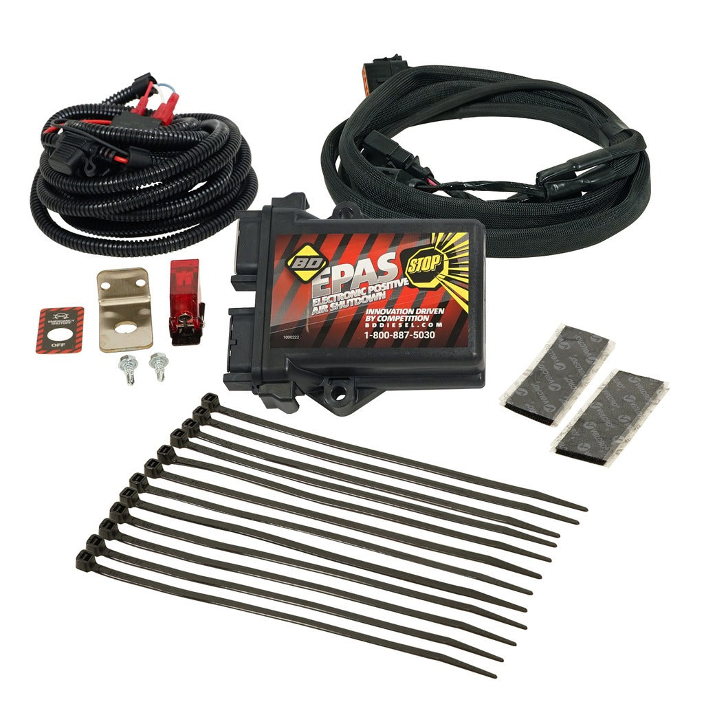 BD Diesel 1036754 BD E-PAS Positive Air Shut-Off - Ford 2008-2010 6.4L for Select Ford F-250 Super Duty, Ford F-350 Super Duty