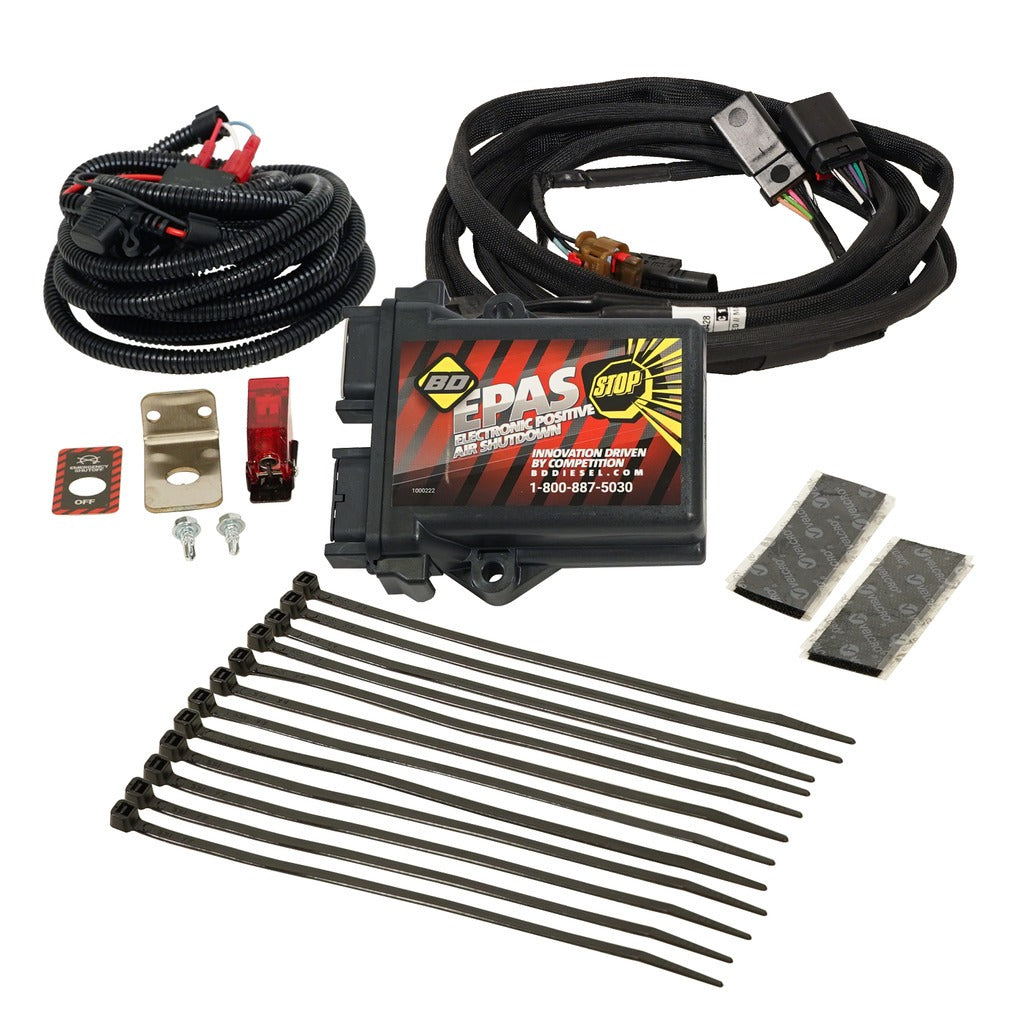 BD Diesel 1036757 BD E-PAS Positive Air Shut-Off 6.7L Powerstroke Ford 2020-2025 F-Series for Select Ford F-250 Super Duty, Ford F-350 Super Duty, Ford F-450 Super Duty, Ford F-550 Super Duty