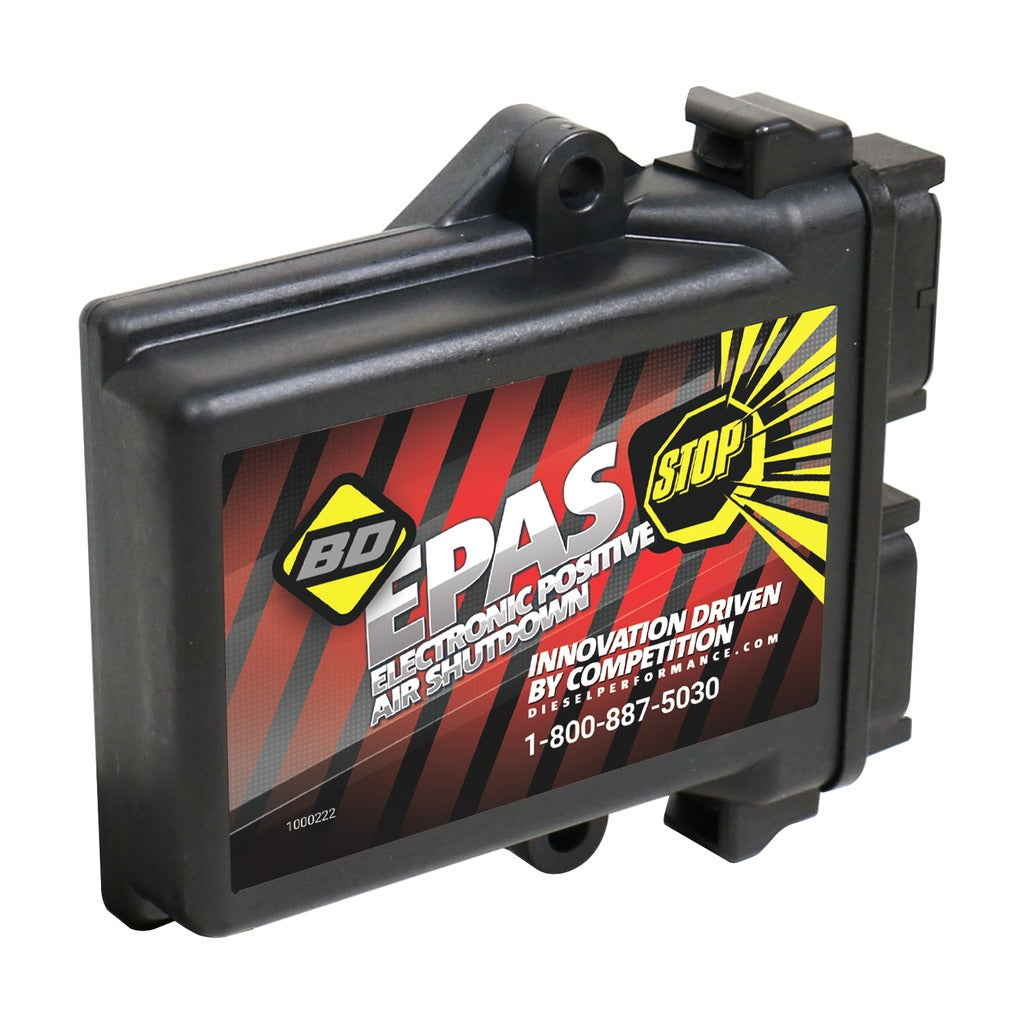 BD Diesel 1036758 BD E-PAS Positive Air Shut-Off - Chevy 6.6L 2008-2015 LMM/LGH Duramax for Select Chevrolet Express 2500, Chevrolet Express 3500, Chevrolet Silverado HD, Chevrolet Silverado HD, GMC Savana 2500, GMC Savana 3500, GMC Sierra HD, GMC Sierra