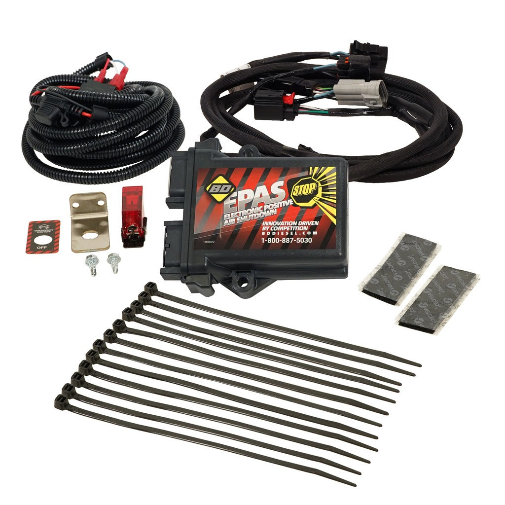 BD Diesel 1036759 BD E-PAS Positive Air Shut-Off - Chevy 6.6L Duramax 2011-2016 LML for Select Chevrolet Silverado HD, Chevrolet Silverado HD, GMC Sierra HD, GMC Sierra HD