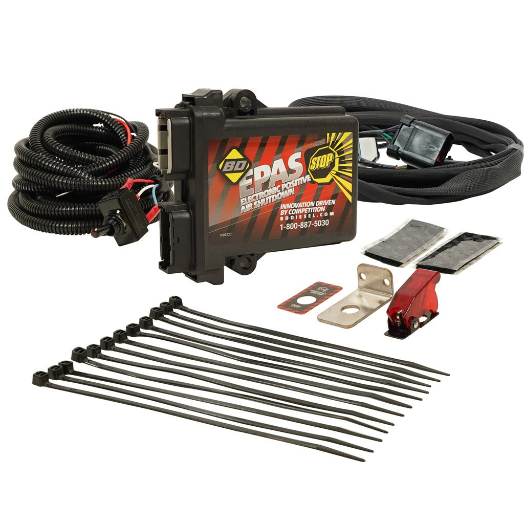 BD Diesel 1036770 BD E-PAS Positive Air Shut-Off Heavy Duty ISX/X15 2014-2023