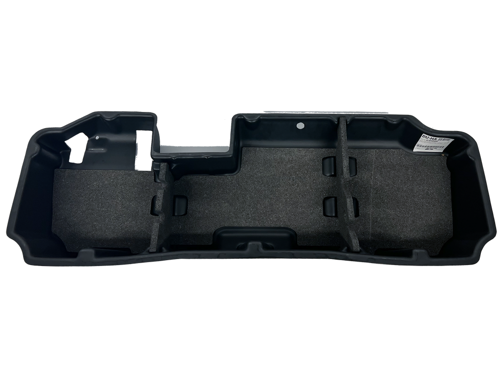 DU-HA 10400 DÜHA 10400 Under Seat Storage / Gun Case - Black for Select Chevrolet Silverado 1500, Chevrolet Silverado HD, Chevrolet Silverado HD, GMC Sierra, GMC Sierra 1500, GMC Sierra HD, GMC Sierra HD